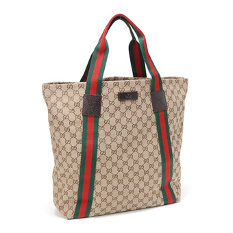 グッチ GUCCI バッグ コピー トートバッグ 189669 F4FOR 9791 GGキャンバス ベージュ/ブラウン/グリーン/レッド